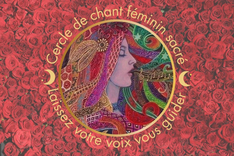 Affiche du cercle de chant féminin sacré